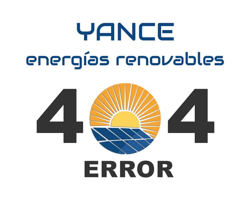 error 404 yance energias renovables